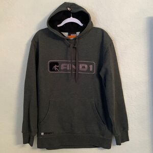 And1 Embroidered Hoodie Sweatshirt Size M